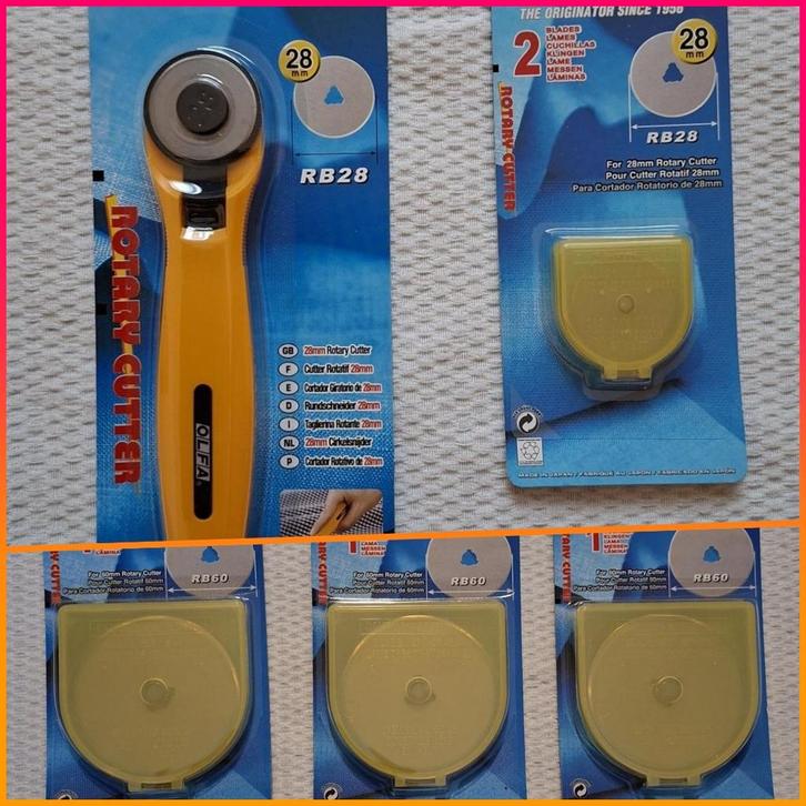 Olfa stofsnijder, reserve-messen, Hobby en Vrije tijd, Naaien en Fournituren, Nieuw, Overige typen, Ophalen of Verzenden