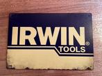 Irwin Tools metalen reclamebord / wandbord (Old Look), Verzamelen, Merken en Reclamevoorwerpen, Reclamebord, Nieuw, Ophalen of Verzenden