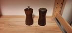 Vintage Peter Dienes peper- en zoutmolen set, Huis en Inrichting, Ophalen of Verzenden, Gebruikt, Hout, Los bestek