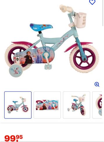 Frozen (Elsa) step + fiets. beschikbaar voor biedingen