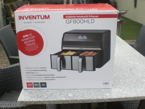 Te koop inventum dubbele hetelucht friteuse nieuw in doos., Witgoed en Apparatuur, Airfryers, Nieuw, Airfryer XXL, 1500 gram of meer