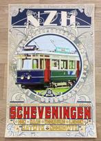 NZH De Blauwe Tram Affiche Poster Litho HTM Scheveningen, Antiek en Kunst, Verzenden