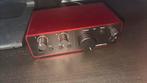 Focusrite solo gen 4 met mic en headset+doos+factuur, Ophalen of Verzenden, Zo goed als nieuw, Audio