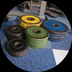 210kg halterschijven, Sport en Fitness, Fitnessmaterialen, Ophalen, Gebruikt