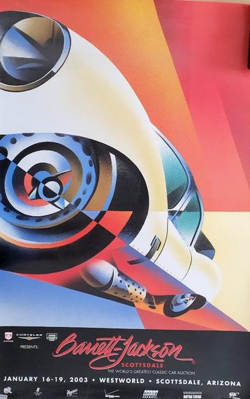 Poster, Barrett & Jackson Scottsdale USA beschikbaar voor biedingen