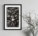 Kunstwerk Pikachu (Pokemon) Mount Fuji, Ophalen of Verzenden