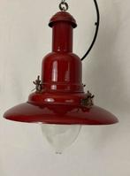 Ucello Scheepslamp - Vintage Industriële Hanglamp, Huis en Inrichting, Lampen | Hanglampen, Ophalen of Verzenden, Gebruikt, Glas