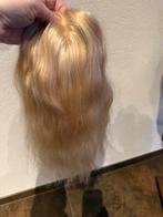 Haar topper 100 procent echt haar, Sieraden, Tassen en Uiterlijk, Ophalen of Verzenden, Zo goed als nieuw, Pruik of Haarverlenging