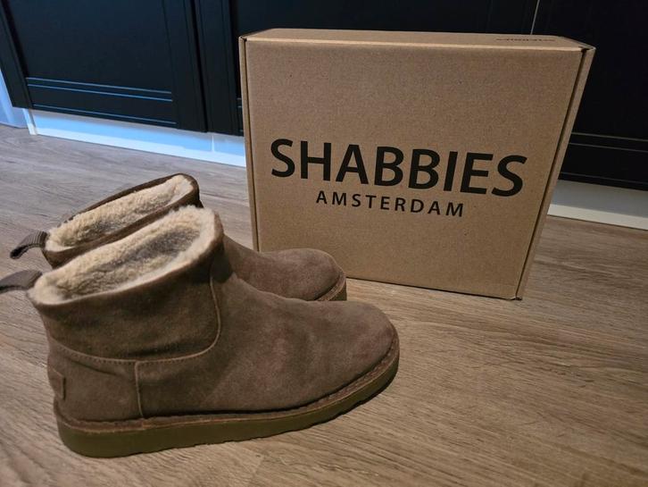 Shabbies maat 39 taupe gevoerd enkellaarsjes taupe, Kleding | Dames, Schoenen, Lage of Enkellaarzen, Bruin, Ophalen of Verzenden