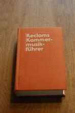 *Hans Renner - Reclams Kammermusikführer [Duitstalig], Verzenden, Zo goed als nieuw, Artiest