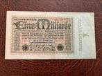 Duitsland een miljard mark 1923, Postzegels en Munten, Bankbiljetten | Europa | Niet-Eurobiljetten, Ophalen of Verzenden, Duitsland