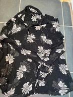 Expresso blouse 46 doorschijnend zwart wit vlinder xxl grote, Ophalen of Verzenden