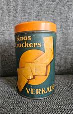 Oud Verkade Kaas Crackers Blik, Ophalen of Verzenden, Gebruikt, Beschuit, Verkade