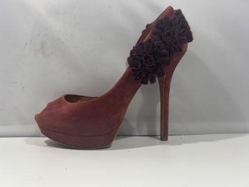 Zara, maat 38 stijlvolle high heels in 2 tinten oud roze beschikbaar voor biedingen