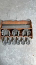 Vintage Lepelrek met Zilverkleurige Lepels, Ophalen