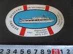 sticker Deventer Arnhem Rederij SCHEERS uw salonboot, Ophalen, Zo goed als nieuw, Bedrijf of Vereniging