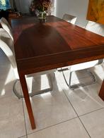 Prachtige Notenhouten Eettafel (220x100cm), Huis en Inrichting, Tafels | Eettafels, 100 tot 150 cm, 200 cm of meer, Ophalen of Verzenden