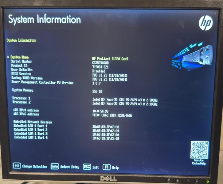 HPE ProLiant DL380 Gen9, Computers en Software, Servers, Gebruikt, 2 tot 3 Ghz, 256 GB, Hot swappable onderdelen, Ophalen