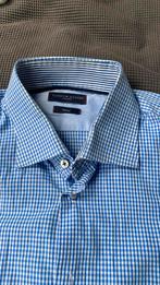Overhemd Tommy hilfiger maat 41 lichtblauw ruitje, Kleding | Heren, Overhemden, Ophalen of Verzenden, Zo goed als nieuw, Blauw