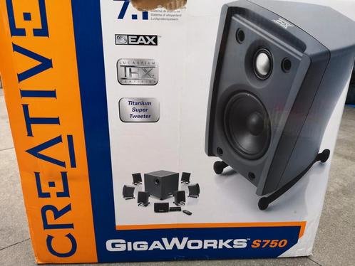 Creative Gigaworks S750 7.1 + Asus Xonar hdav 1.3 deluxe, Computers en Software, Pc speakers, Ophalen