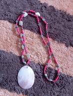 Kleurrijke roze ketting, Ophalen of Verzenden, Nieuw, Roze, Overige materialen