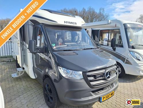 Hymer Tramp S 585 2022 2 APARTE BEDDEN+HEFBED+AUTOMAAT, Caravans en Kamperen, Campers, Half-integraal, tot en met 4, Hymer, Diesel