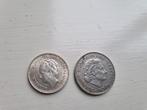 Nalatenschap:  Zilveren (halve) guldens., Postzegels en Munten, Munten | Nederland, Ophalen of Verzenden, Koningin Wilhelmina