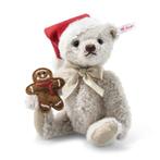 2024 Steiff 005961 Teddy Kerstman, 18cm., Verzamelen, Info@steiff.com, Steiff, Steiff, Stoffen beer