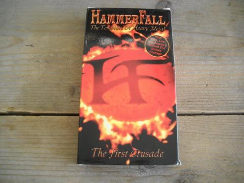 Hammerfall: The first crusade (VHS)!, Verzamelen, Muziek, Artiesten en Beroemdheden, Gebruikt, Overige typen, Ophalen of Verzenden