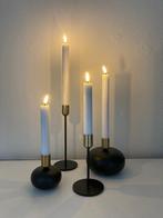 DeLuxe Homeart Real Flame Led dinerkaars wit of zwart Nieuw, Overige materialen, Ophalen of Verzenden, Kaars, Minder dan 25 cm