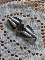 Art Deco zilveren broche 5.5 x 7 cm, Sieraden, Tassen en Uiterlijk, Broches, Ophalen of Verzenden, Zo goed als nieuw, Zilver, Zilver