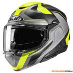 HJC F100 Bios Systeemhelm, Grijs-Fluor, Ophalen of Verzenden, Nieuw met kaartje