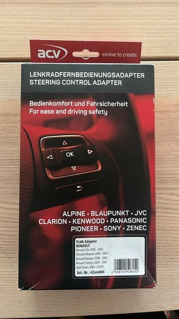 Stuurwiel bediening / interface ACV beschikbaar voor biedingen