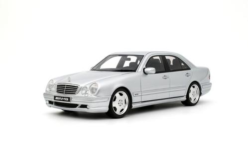 1:18 Mercedes-Benz E55 AMG W210 - 2001 - Brilliant silver., Hobby en Vrije tijd, Modelauto's | 1:18, Nieuw, Auto, OttOMobile, Ophalen of Verzenden