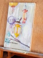 Tekening van de chinese nachtegaal, Antiek en Kunst, Ophalen of Verzenden