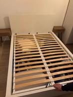 IKEA bed met opslag 140x200 inclusief matras, Ophalen, Gebruikt, Wit, Tweepersoons
