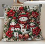 Borduurpakket kussen compleet kerst winter, Hobby en Vrije tijd, Ophalen of Verzenden, Nieuw, Borduurpakket