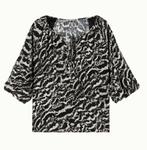 Vanilia LENTE viscose blouse met pofmouw, Kleding | Dames, Blouses en Tunieken, Maat 38/40 (M), Ophalen of Verzenden, Zo goed als nieuw