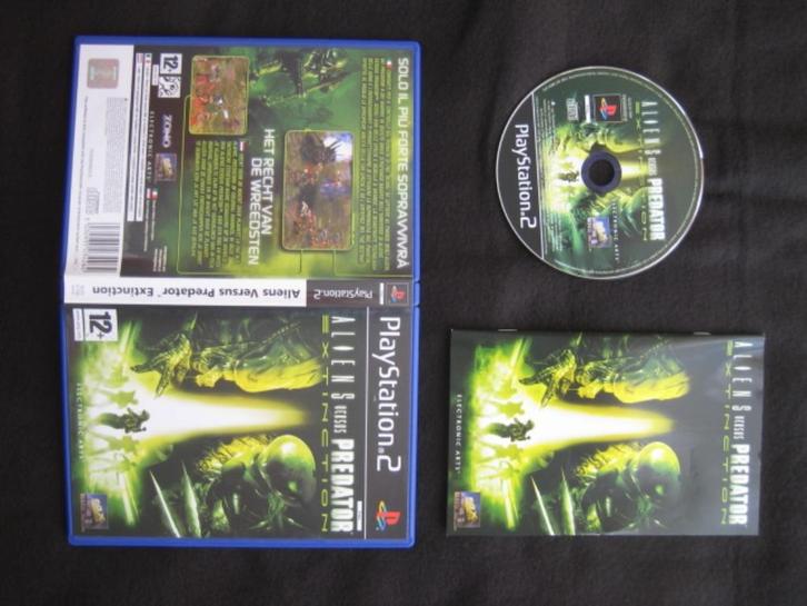 PS2 - Aliens vs Predator - Playstation 2, Spelcomputers en Games, Games | Sony PlayStation 2, Zo goed als nieuw, Strategie en Constructie