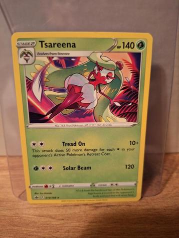 Tsareena 015/198. Chilling Reign. Pokemonkaart  beschikbaar voor biedingen