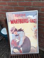 Wartburg fietsen emaille reclamebord, Verzamelen, Merken en Reclamevoorwerpen, Ophalen of Verzenden, Zo goed als nieuw, Reclamebord