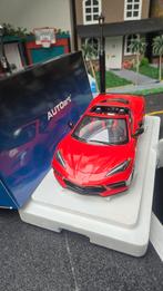 Autoart Corvette C8 - Nieuwstaat!, Ophalen of Verzenden, Zo goed als nieuw, Auto, Autoart