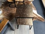 Leuke salon/bijzettafeltjes GRATIS Ophalen, Huis en Inrichting, Tafels | Salontafels, Ophalen, Minder dan 50 cm, Gebruikt, Vierkant