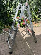 Altrex 4 traps telescoopladder, Doe-het-zelf en Verbouw, Ladders en Trappen, Gebruikt, Trap, Ophalen of Verzenden, Opvouwbaar of Inschuifbaar
