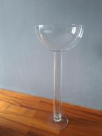 Hoge glazen vaas, Ophalen, Gebruikt, Overige kleuren, Glas