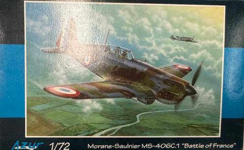 Coelianmodels, Azur A109, Morane-Sulnier 406C1, 1/72,€ 18,99, Hobby en Vrije tijd, Modelbouw | Vliegtuigen en Helikopters, Nieuw