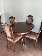 Eettafel en stoelen, Huis en Inrichting, Complete eetkamers, Ophalen, Gebruikt, Klassiek, 4 tot 6 stoelen