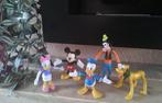 Vijf Disney Fuguren Mickey Mouse, Verzamelen, Donald Duck, Ophalen of Verzenden, Zo goed als nieuw, Beeldje of Figuurtje