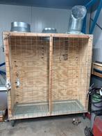 Afzuigwand spuitwand schuurwand, Ophalen of Verzenden, Zo goed als nieuw, Hout, Vogelkooi