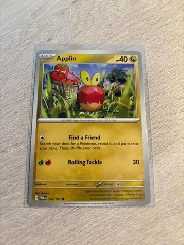Applin 126/167 Twilight Masquerade - Pokémon Kaart beschikbaar voor biedingen